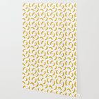 Banana Pattern - White Wallpaper Gallery Image 2