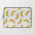 Banana Pattern - White Laptop Sleeve Gallery Image 1