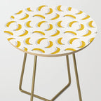Banana Pattern - White Side Table Gallery Image 2