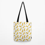 Banana Pattern - White Tote Bag Gallery Image 2