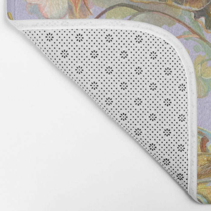 Butterfly Purple Garden Bath Mat Gallery Image 2