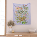 Butterfly Purple Garden Wall Tapestry Gallery Image 2