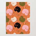 Spooky Skull Print Poster Gallery Image 4