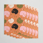 Spooky Skull Print Wrapping Paper Gallery Image 3