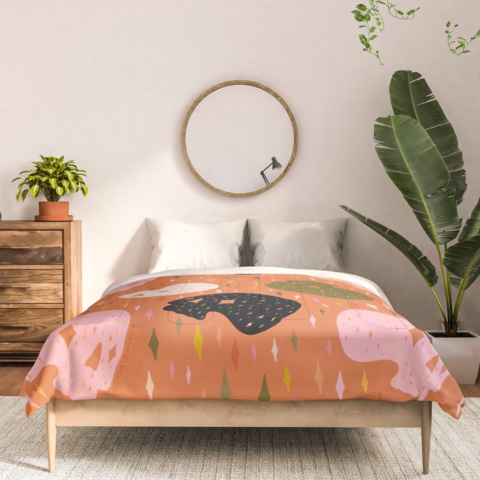 Spooky Skull Print Comforter Gallery Image 3
