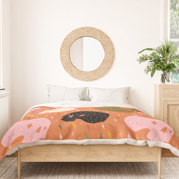 Spooky Skull Print Duvet Cover Gallery Image 3