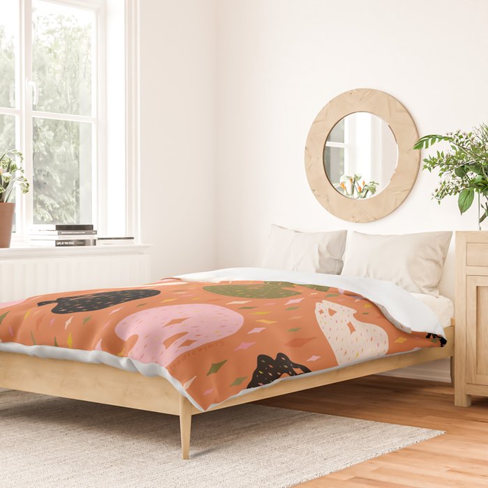 Spooky Skull Print Duvet Cover Gallery Image 2