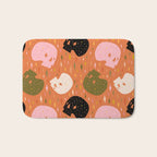 Spooky Skull Print Bath Mat Gallery Image 1