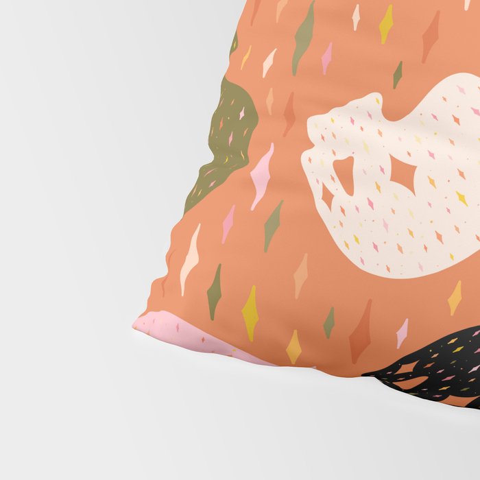 Spooky Skull Print Pillow Sham Gallery Image 4