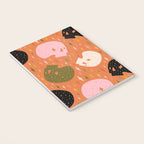 Spooky Skull Print Notebook Gallery Image 3