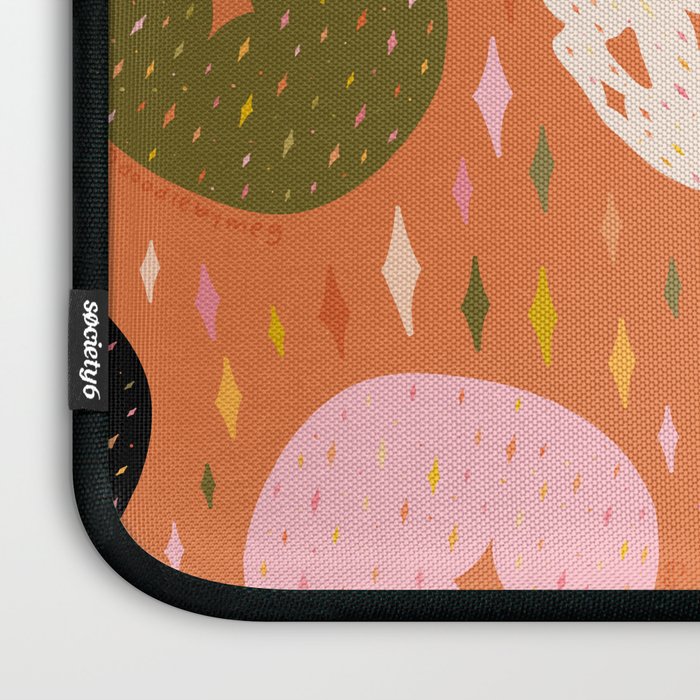 Spooky Skull Print Laptop Sleeve Gallery Image 3