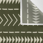 Mudcloth Forest Green Wall Tapestry Gallery Image 3