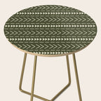 Mudcloth Forest Green Side Table Gallery Image 2