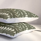 Mudcloth Forest Green Pillow Sham Gallery Image 3