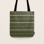 Mudcloth Forest Green Tote Bag Gallery Image 1