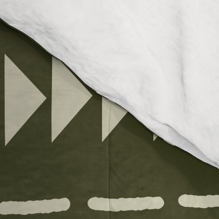 Mudcloth Forest Green Comforter Gallery Image 4