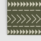 Mudcloth Forest Green Poster Gallery Image 3