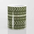Mudcloth Forest Green Coffee Mug Gallery Image 4