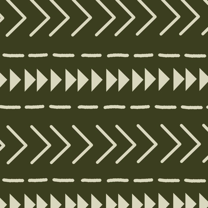 Mudcloth Forest Green Coffee Mug Gallery Image 2