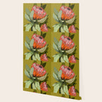 Protea, Australian native, flower, abstract, olive green, bright colors Wallpaper Gallery Image 2