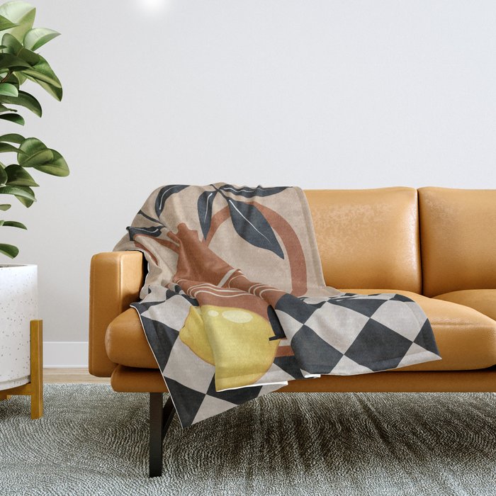 Still Life in Balance 4 Throw Blanket Gallery Image 1