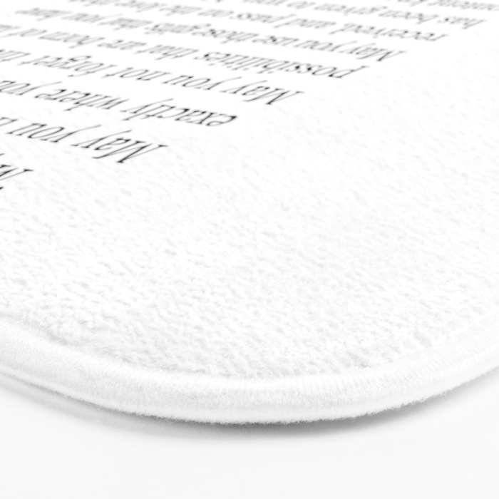 St. Therese Quote, May Today There be Peace, Bath Mat Gallery Image 3