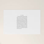 St. Therese Quote, May Today There be Peace, Welcome Mat Gallery Image 1