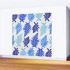 Inked Ferns - Blue Palette Wall Mural Gallery Image 2