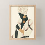 African Woman 2 Mini Art Print Gallery Image 1