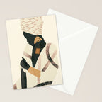 African Woman 2 Stationery Card Gallery Image 2