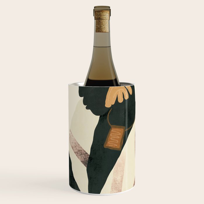 African Woman 2 Wine Chiller Gallery Image 1