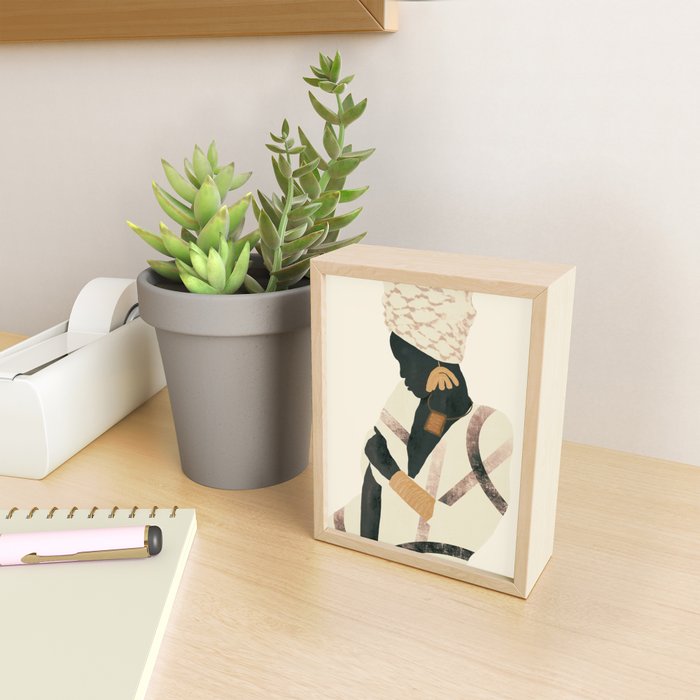 African Woman 2 Mini Art Print Gallery Image 2