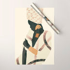 African Woman 2 Wrapping Paper Gallery Image 1