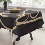 Abstract Line Art Cat 11 Tablecloth Gallery Image 3