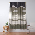 Abstract Geometric Art 50 Window Curtain Gallery Image 5