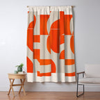 Minimal Geometric Shapes 225 Window Curtain Gallery Image 5