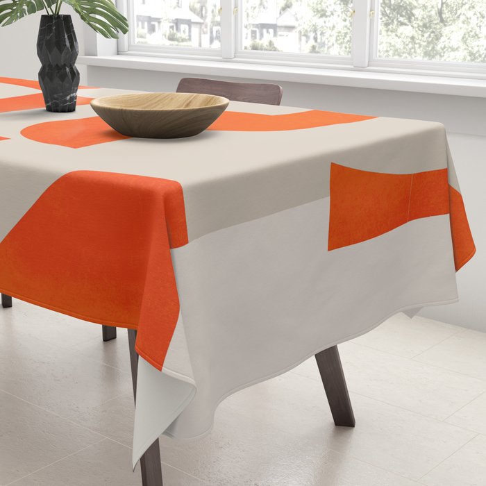 Minimal Geometric Shapes 225 Tablecloth Gallery Image 3