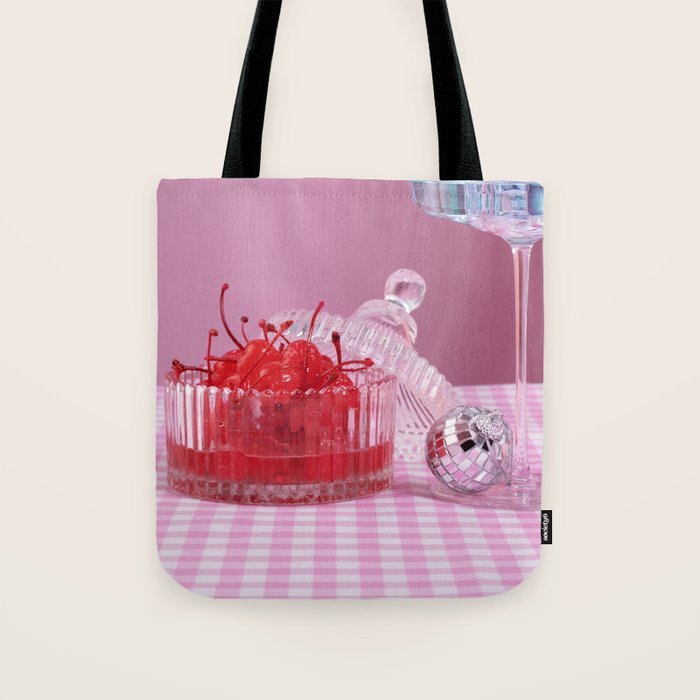 The cherries party Tote Bag Gallery Image 1
