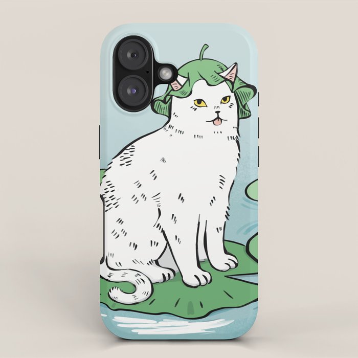Lotus Cat iPhone Case Gallery Image 1