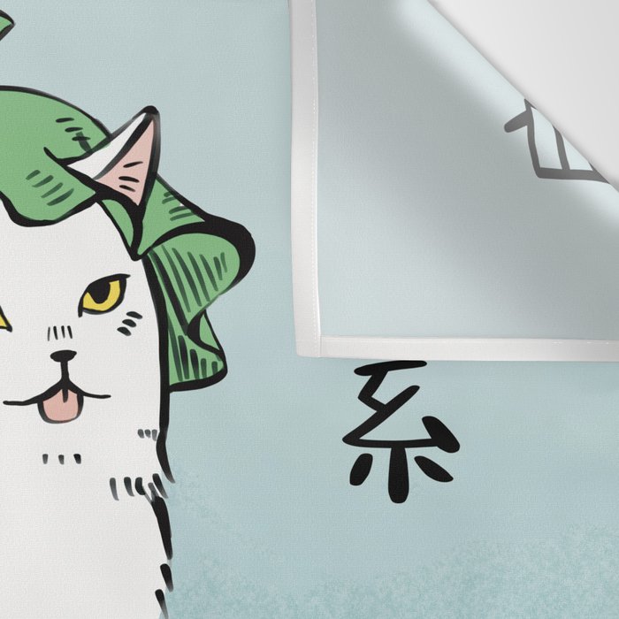 Lotus Cat Wall Tapestry Gallery Image 3