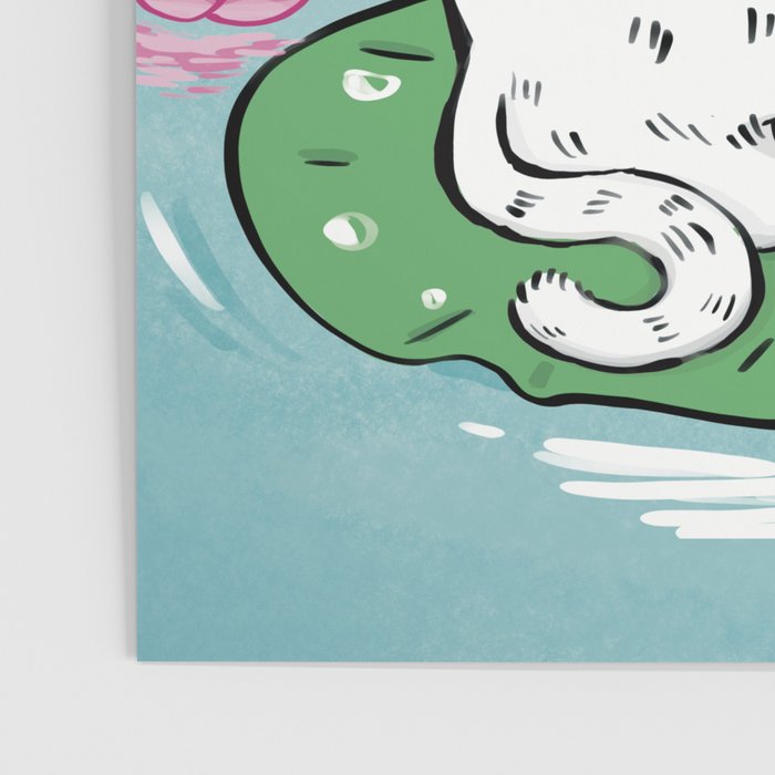 Lotus Cat Poster Gallery Image 3