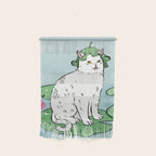 Lotus Cat Wall Hanging Gallery Image 1