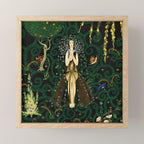 1921 Classical Masterpiece 'Flowers and Flames' by Kay Nielsen Mini Art Print Gallery Image 1
