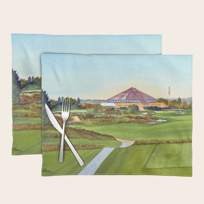 Montauk Downs State Park Golf Course New York Placemat Gallery Image 1