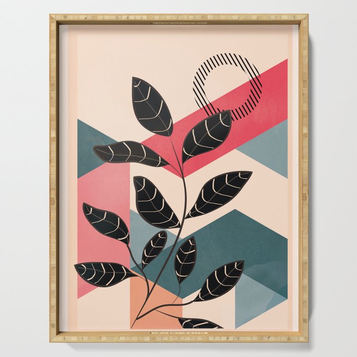 Tropical Geometry 12 Serving Tray Gallery Image 1
