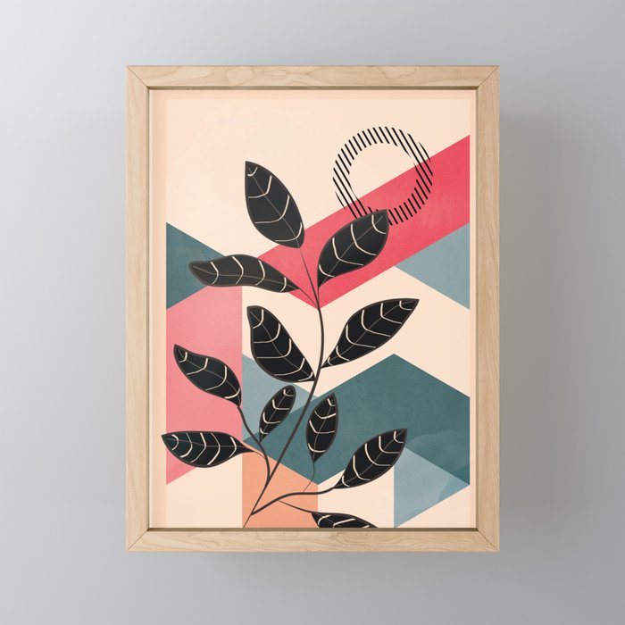 Tropical Geometry 12 Mini Art Print Gallery Image 1