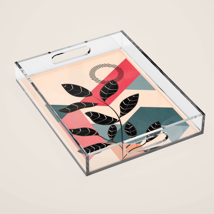 Tropical Geometry 12 Acrylic Tray Gallery Image 1