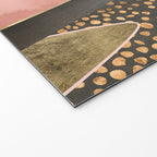 Pink and Gold Peaks Welcome Mat Gallery Image 2