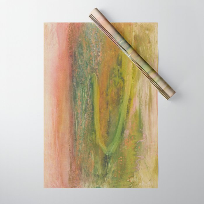 Winding River by Edgar Degas, 1890 Wrapping Paper Gallery Image 1