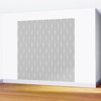 Art Deco Waterfalls // Grey & White Wall Mural Gallery Image 2